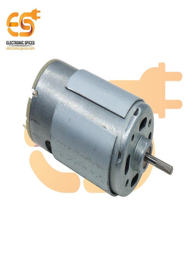 إلكترونيك سبايسس محرك إلكتروني متعدد الأغراض يعمل بجهد 12 فولت تيار مستمر، مزود بفرشاة، مناسب لتطبيقات الأعمال اليدوية. - Image 3